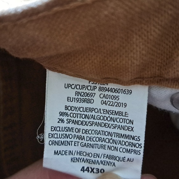 Genuine DICKIES duck cotton blend carpenter work pants jeans khakis Men 40/30 - Picture 6 of 9